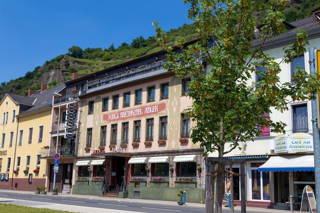 Pohl'S Rheinhotel Adler Sankt Goarshausen Extérieur photo