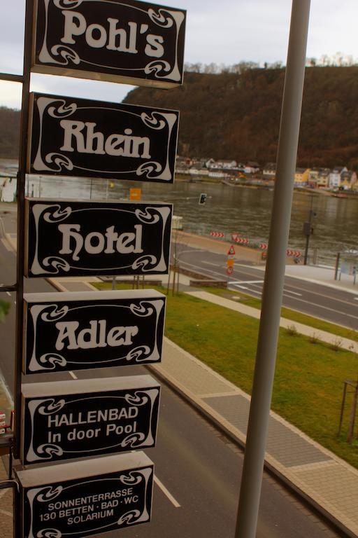 Pohl'S Rheinhotel Adler Sankt Goarshausen Extérieur photo